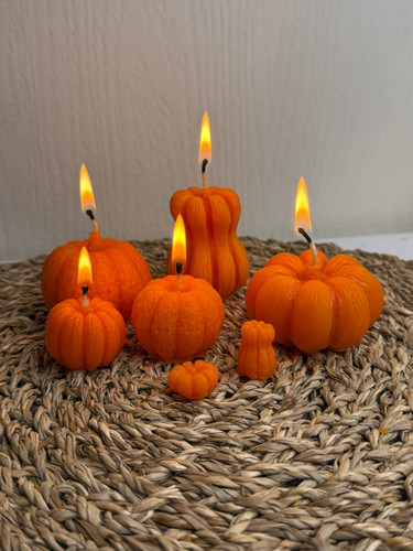 شمع کدو پاییزی