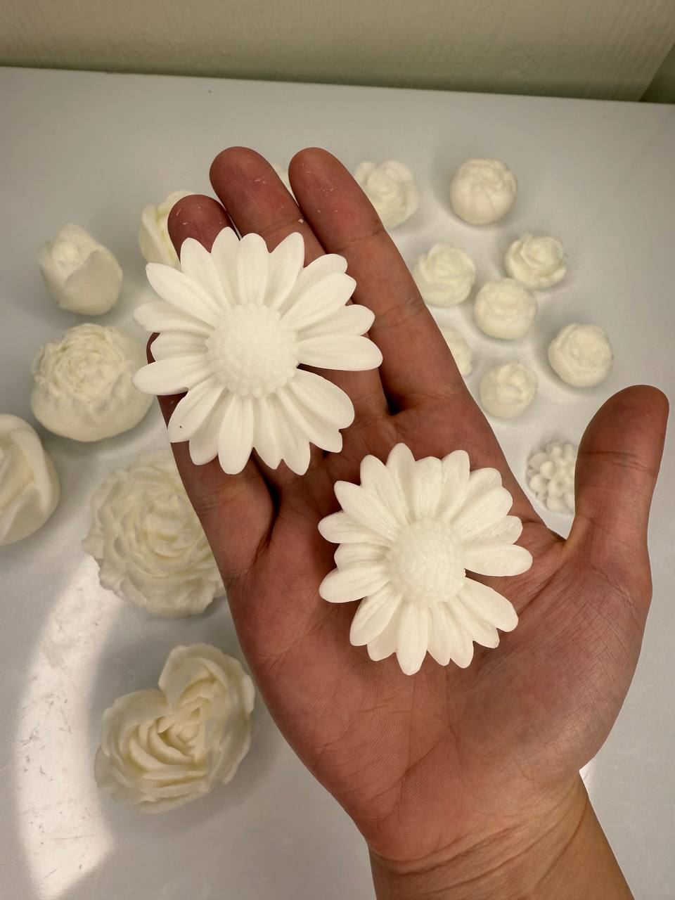 شمع طرح انواع گل