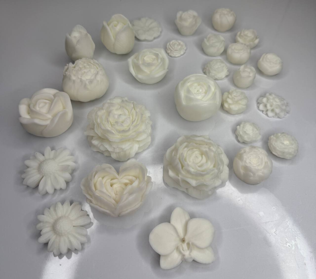 شمع طرح انواع گل