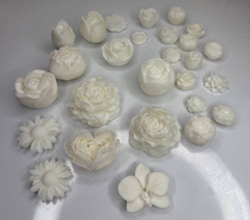 شمع طرح انواع گل