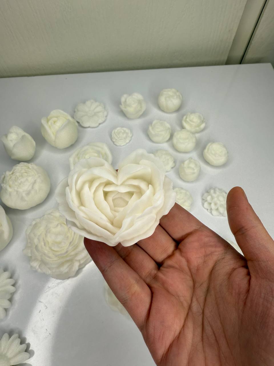 شمع طرح انواع گل