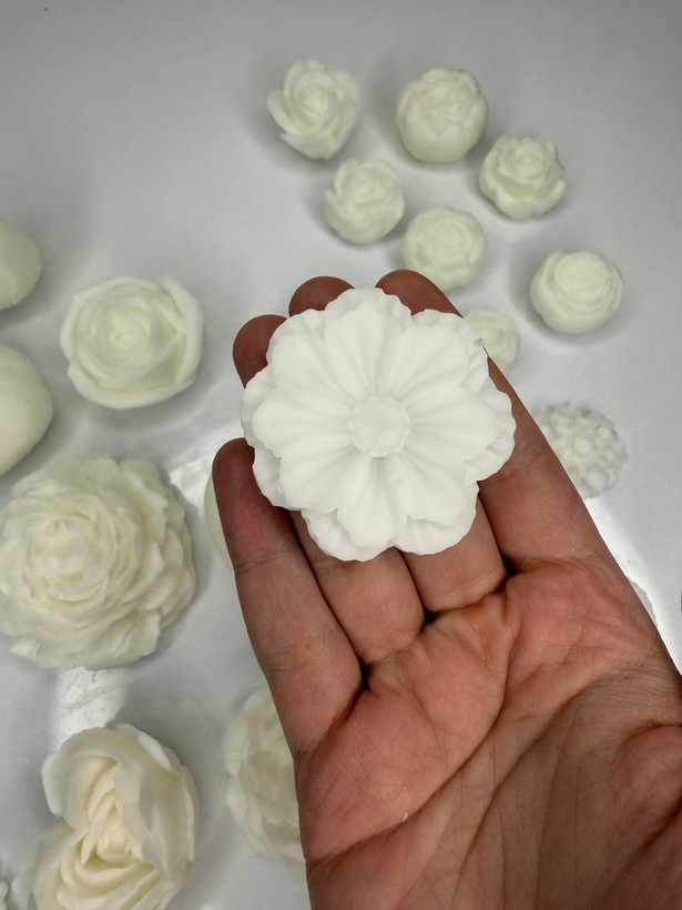 شمع طرح انواع گل