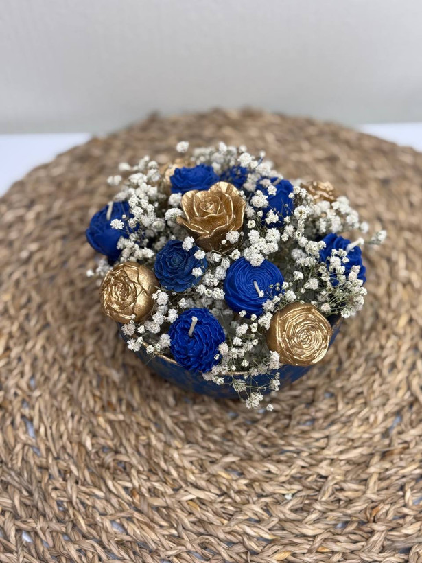 کاسه گل شمع