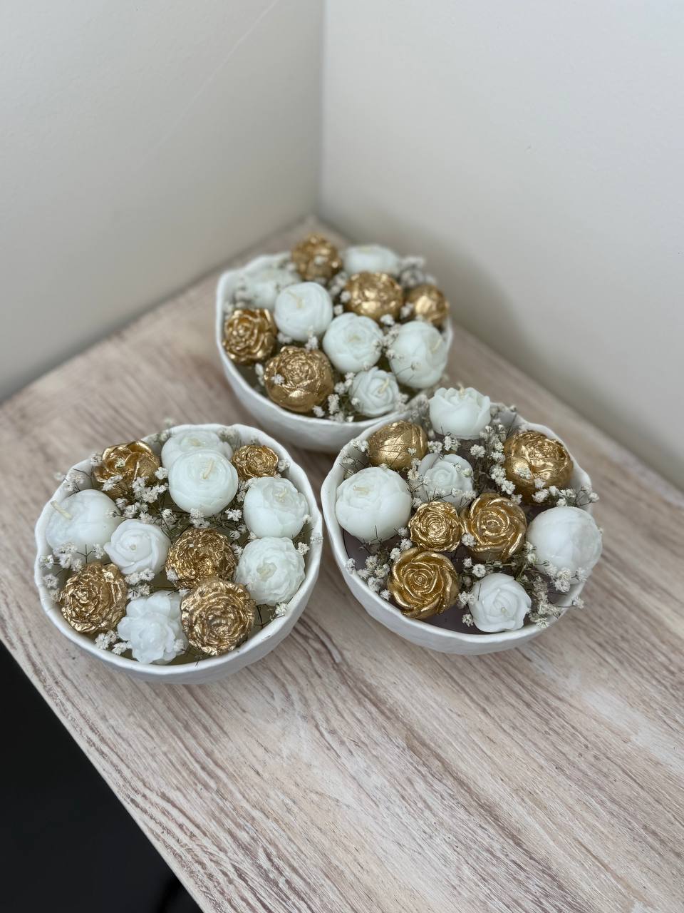 کاسه گل شمع